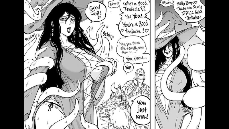 Witch Mommy and Tentacles comic by