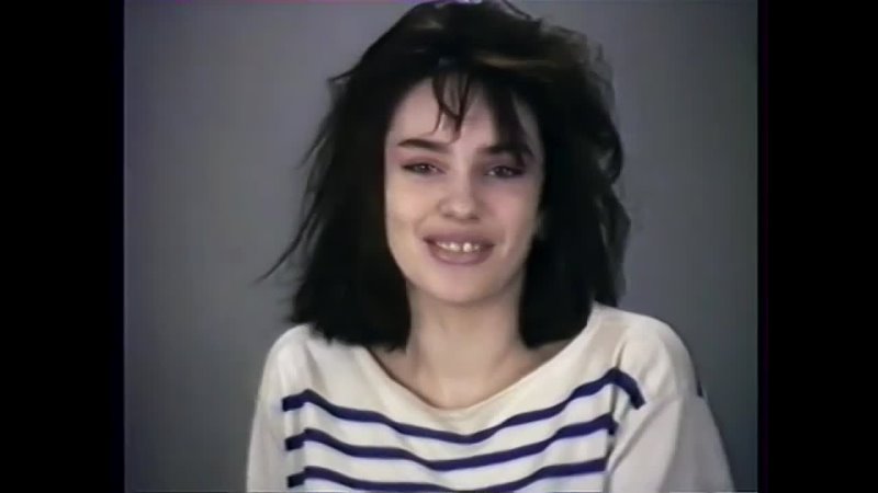 Béatrice Dalle s first screen test, 1986