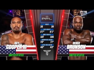 Рэй Купер ||| vs Дерек Брансон PFL10