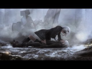2B and 9S - NieR: Automata