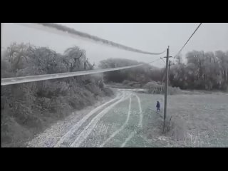 Разморозка линий электропередач в Ростове 🤷‍♂.