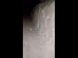 Жители села Шали Пестречинского района выкопали снежную пещеру
