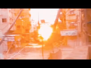 Ожесточённые бои в районах Туффах и Дараджа г. Газа. Мощная прожарка танков, ББМ и бульдозеров юдонаци палестинскими муджахидами