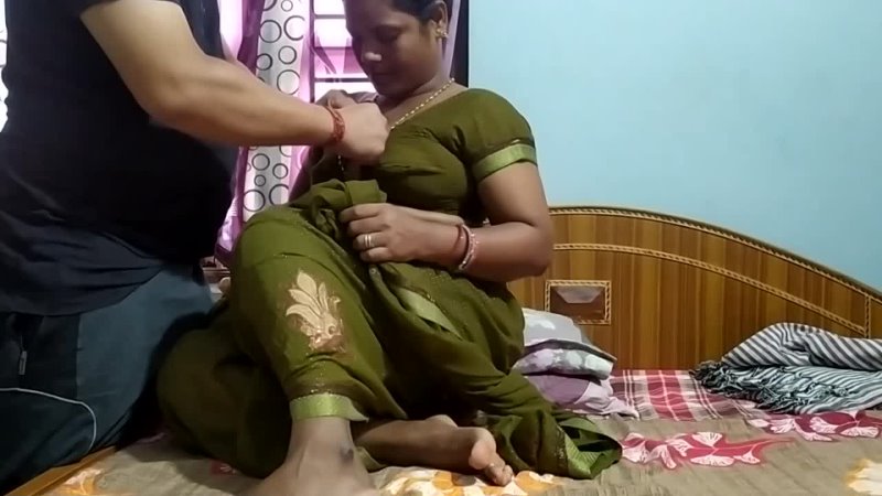 Professor Priya San Fucks Hard and Rides Cock in Saree with Her