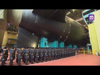 Hoy en Severodvinsk, en Sevmash, se bot el submarino estratgico de propulsin nuclear Prncipe Pozharsky, del Proyecto 95