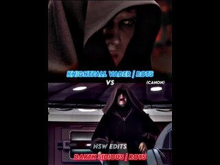 Darth Sidious VS Knightfall Vader