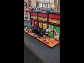 Одна из лучших моделей с австралийской выставки Brickvention: диорама, посвященная аниме Унесенные призраками.