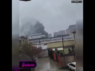 На юге России опять произошел пожар на рынке — стихия настигла Махачкалинский базар  На Восточном ры