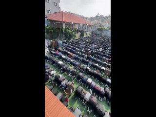 The funeral of 6 martyrs who rose during the subhuman jevvs aggression against Nour Shams camp in Tulkarm