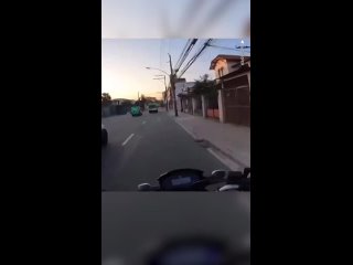 Отжать за 20 секунд экспресс-ограбление мотоциклиста в Бразилии