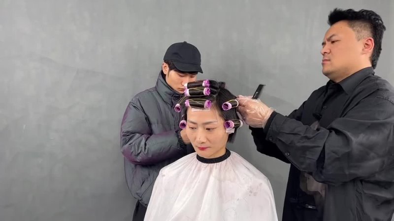 今日髮型@hairstyle today - Two-part short hair cutting and ironing technique tutorial