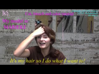null - Its my hair, so I do what I want to! Marieke cut, bleach, color and styling T.K.S tutorial
