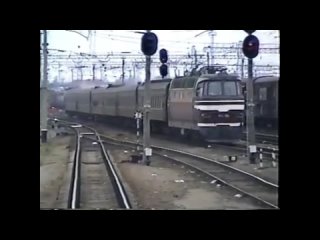 Ртищево 1 - Балашов из кабины электровоза ЧС4 - 217