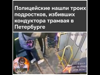 В Петербурге группа несовершеннолетних напала на кондуктора в трамвае