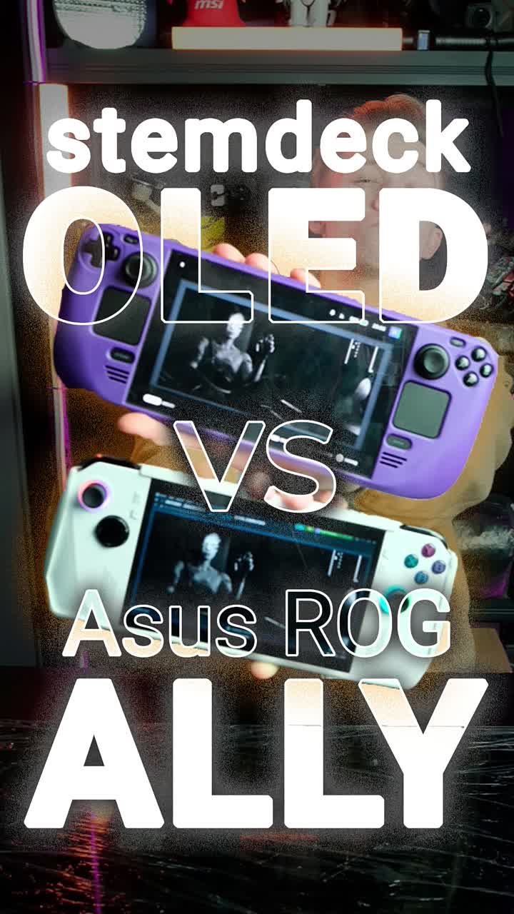 Steam Deck OLED или Asus ROG ALLY - что выбрать? #пк #pc #компьютер #сборкапк #gaming