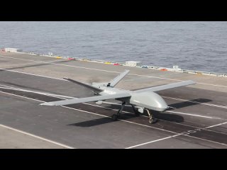 Mojave UAS take off/landing HMS Prince of Wales 2023-11-15