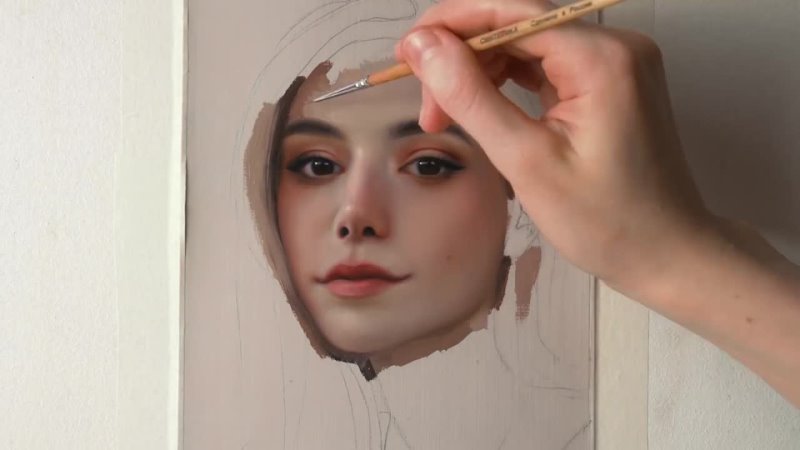 OIL PAINTING TIME-LAPSE     Marzia