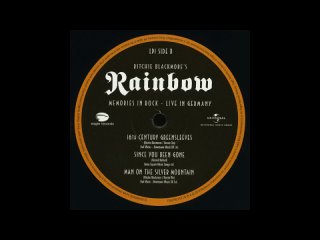 РОК-АРХИВ. (9) RITCHIE BLACKMORE'S RAINBOW. Memories In Rock - Live In Germany (LP1)_2016