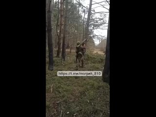 Огнемётчики 810 бригады морской пехоты РФ работают в селе Крынки на Левобережье Днепра в Херсонской области
