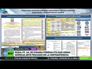 Rusia: Las . de Ucrania podrían utilizar armas químicas ante su fracaso en la contraofensiva