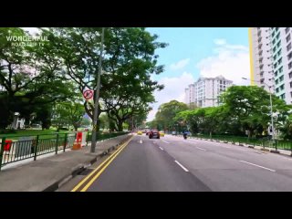 [Wonderful Road Trip TV] Singapore City Drive 4K | Singapore City Downtown Drive 🇸🇬🏙️🚘