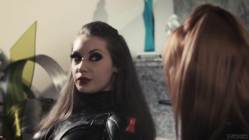 Lacey Lennon, Elena Koshka - Black Widow [All Sex, Hardcore, Porn, HD, Squirt, Redhead, Threesome, Gonzo, Lesbian]