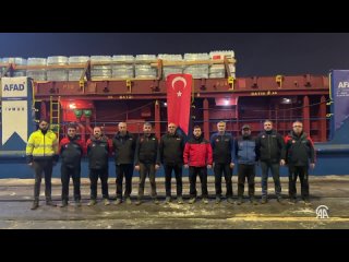 Le navire avec  son bord 2 334 tonnes d'aide humanitaire est parti pour la Palestine depuis le port international de Mersin