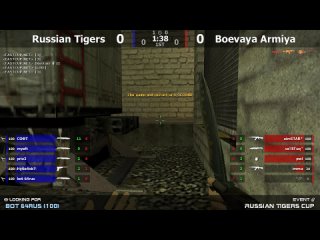 Финал турнира по CS 1.6 от проекта Russian Tigers Russian Tigers -vs- BA @ by kn1fe /2map