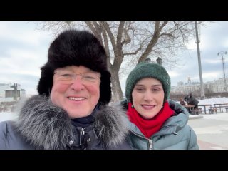 Прогулка по Екатеринбургу со съёмками Россия 1 - момент селфи