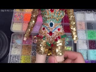 [Sang Bup Be] DOLL OOAK  Golden Woman - Jibaro - Love, Death & Robots Art Doll Fashion Royalty , Barbie Doll