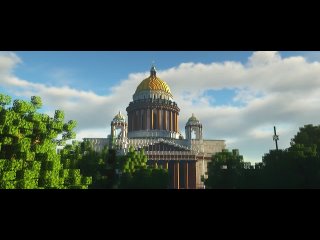 ПОСТРОИЛИ ВЕСЬ ЦЕНТР | Санкт-Петербург в Minecraft 1 к 1
