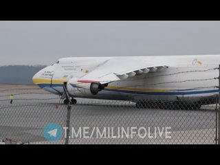 Как сообщают, вчерашние кадры с транспортным самолётом Ан-124-100 (UR-82008) авиакомпании «Авиалинии Антонова» были сняты 10 фев