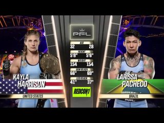 Кайла Харрисон VS Ларисса Пачеко (PFL Final 2022 - )