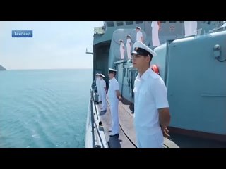 Большой противолодочный корабль «Адмирал Пантелеев» зашел в порт Таиланда