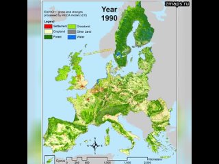 Неожиданно: Европа сегодня покрыта более густыми лесами, чем 120 с лишним лет назад
