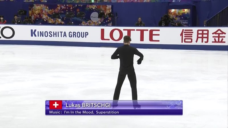 Lukas BRITSCHGI ( SUI) Men Short Program Grand Prix NHK Trophy 2023 ,