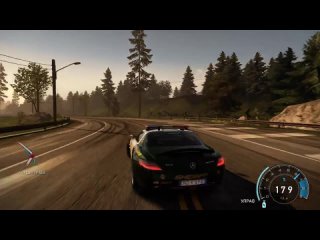 Need for Speed Hot Pursuit - Police Mercedes Benz AMG SLS AMG - Free Gameplay Video 2K 30FPS