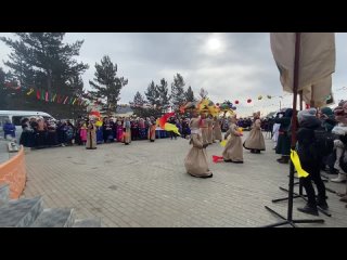 Жителей Дульдурги посетил дракон на открытии краевого фестиваля «Сагаалган в России начинается с Забайкалья»