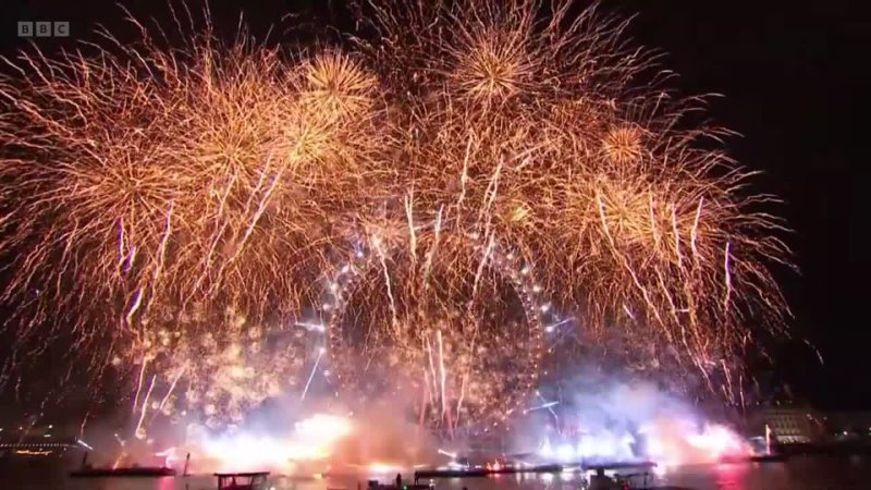 Happy New Year Live London Fireworks 2024