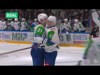 Первый гол Ярослава Цулыгина в КХЛ