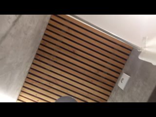 [37m2] Комбинированный потолок в ванной | Рейки и штукатурка | Идея для отделки потолка