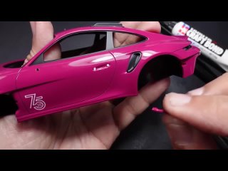 OMG Scaleworks Porsche 911 GT3 RS | Alpha Model | 1/24 | Scale Model Building | ASMR |