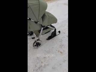 Универсальные лыжи для колясок