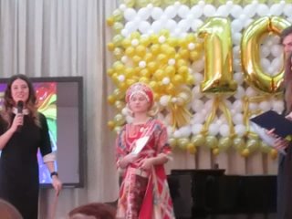 Награждение Диплом 1 степени Елена Шкуратова Гала-концерт Весеняя капель-2017