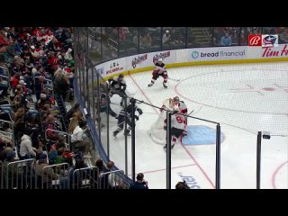 Kirill Marchenko scores vs Devils from Gaudreau’s dish (16 dec 2023).mp4