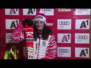 Горные лыжи женщины сезон 2016/17 Флахау   слалом 2 попытка