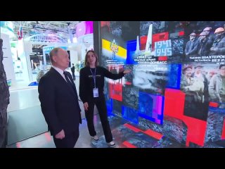 Донбассу не было места на Украине — Владимир Путин посетил стенд ДНР на выставке «Россия»