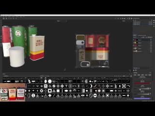 Old Oil Cans ｜ Autodesk Maya + Substance 3D Painter [kLk-ptCBkkc]