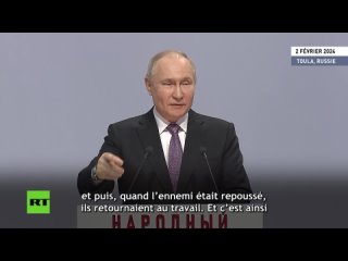 Vladimir Poutine a rappelé la victoire sur les nazis à Stalingrad