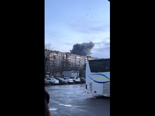 ️Durante los ataques rusos🇷🇺 de hoy en Lviv, fueron atacadas las instalaciones de producción de una planta de tanques blindados,